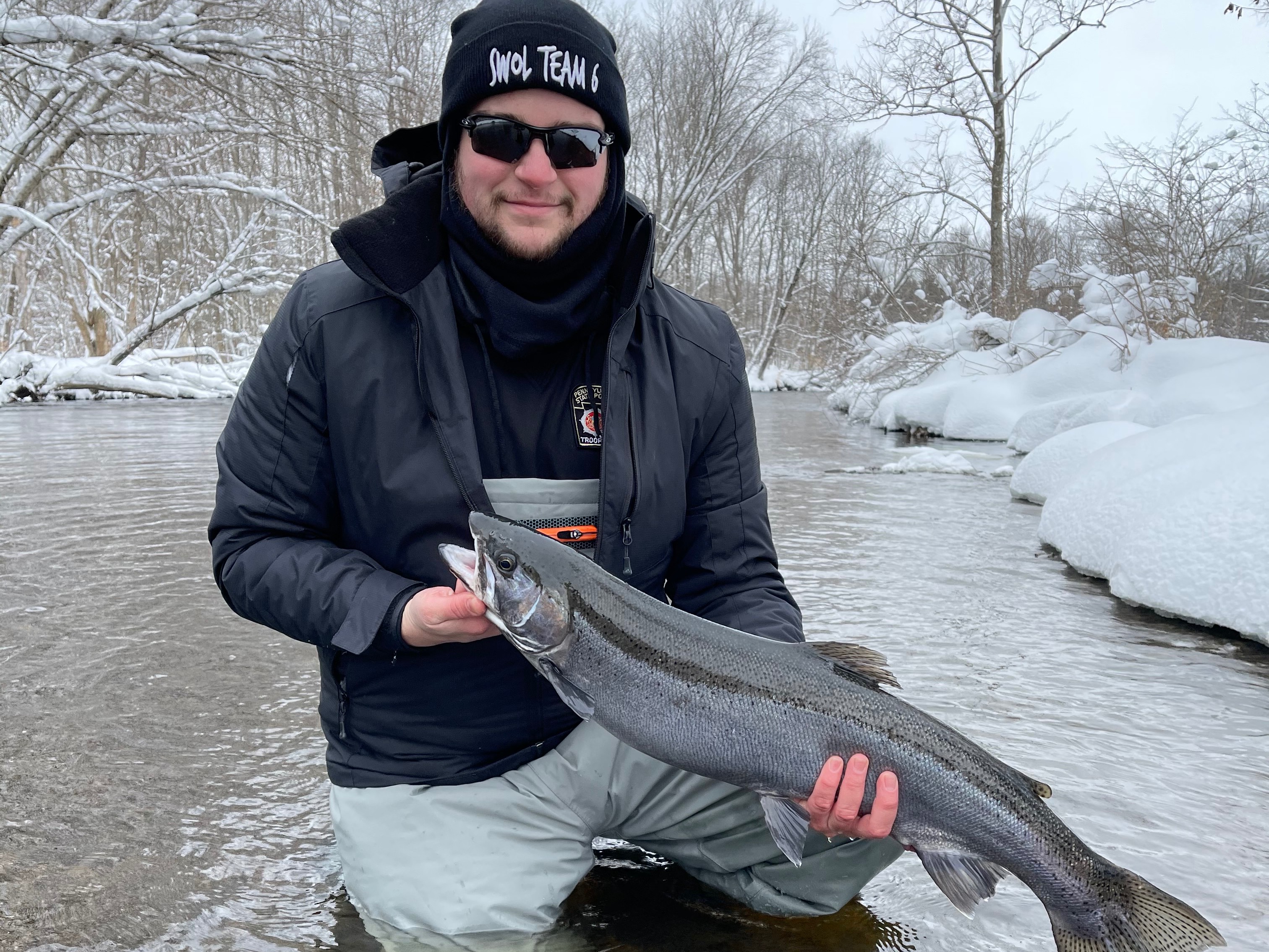 Dalton VanWhy fishing report for Salmon River in New York