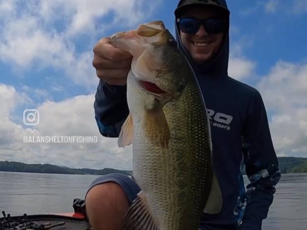 Alan Shelton fishing report for Cherokee Reservoir in Tennessee