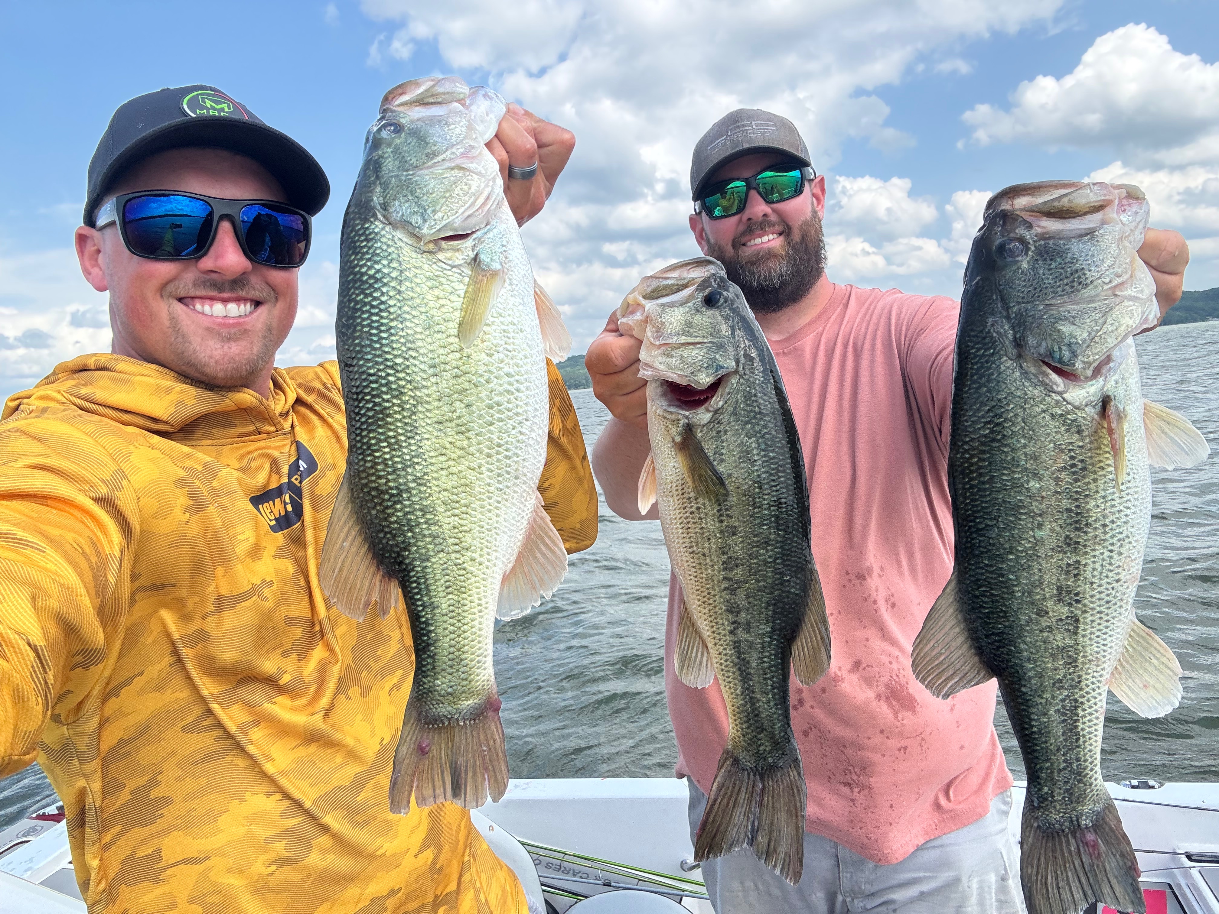 Andrew Nordbye fishing report for Lake Guntersville in Alabama