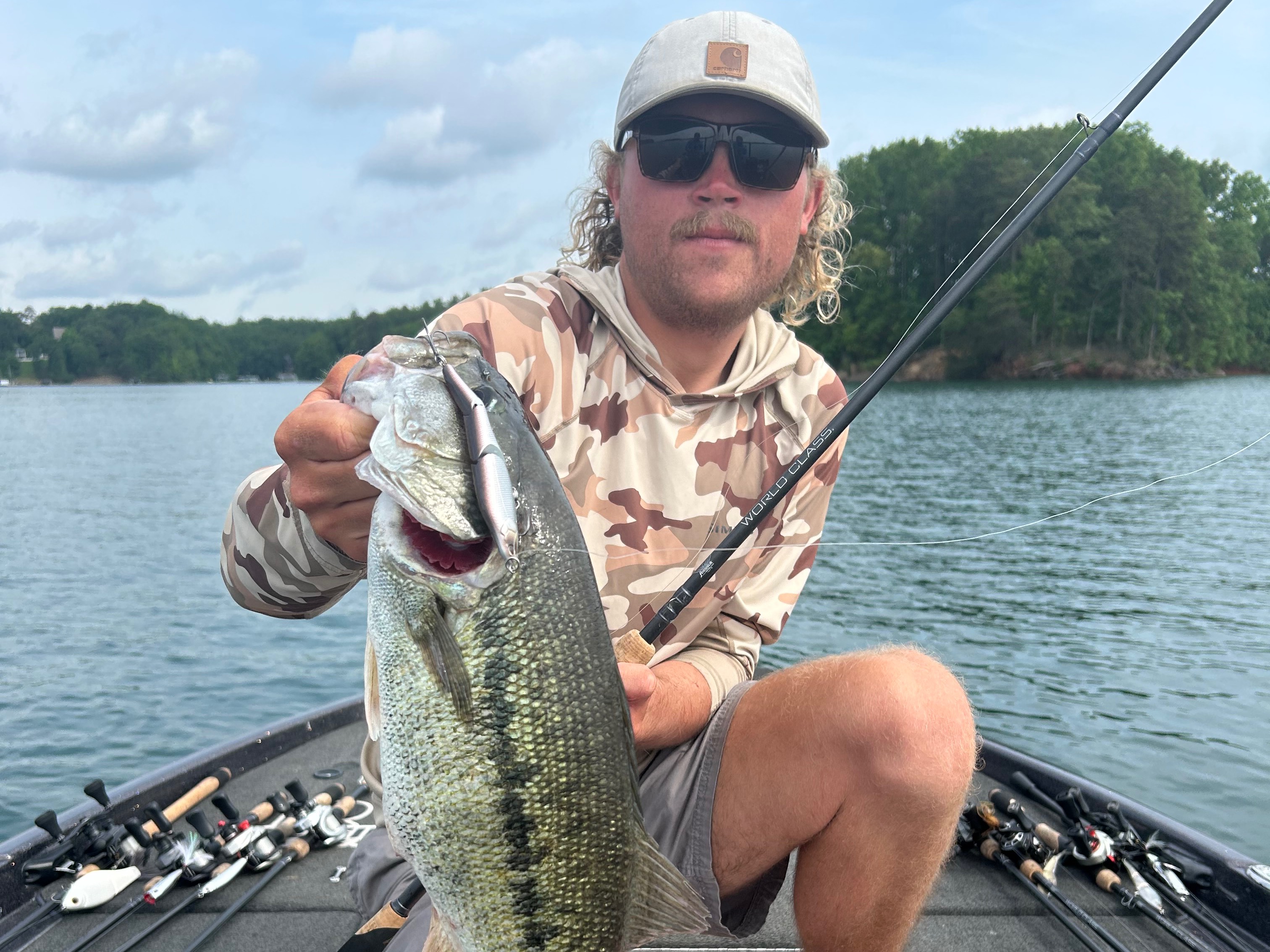 Tyler Campbell fishing report for Lake Hartwell in South Carolina