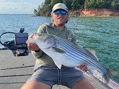 Tyler Campbell fishing report for Lake Hartwell in South Carolina