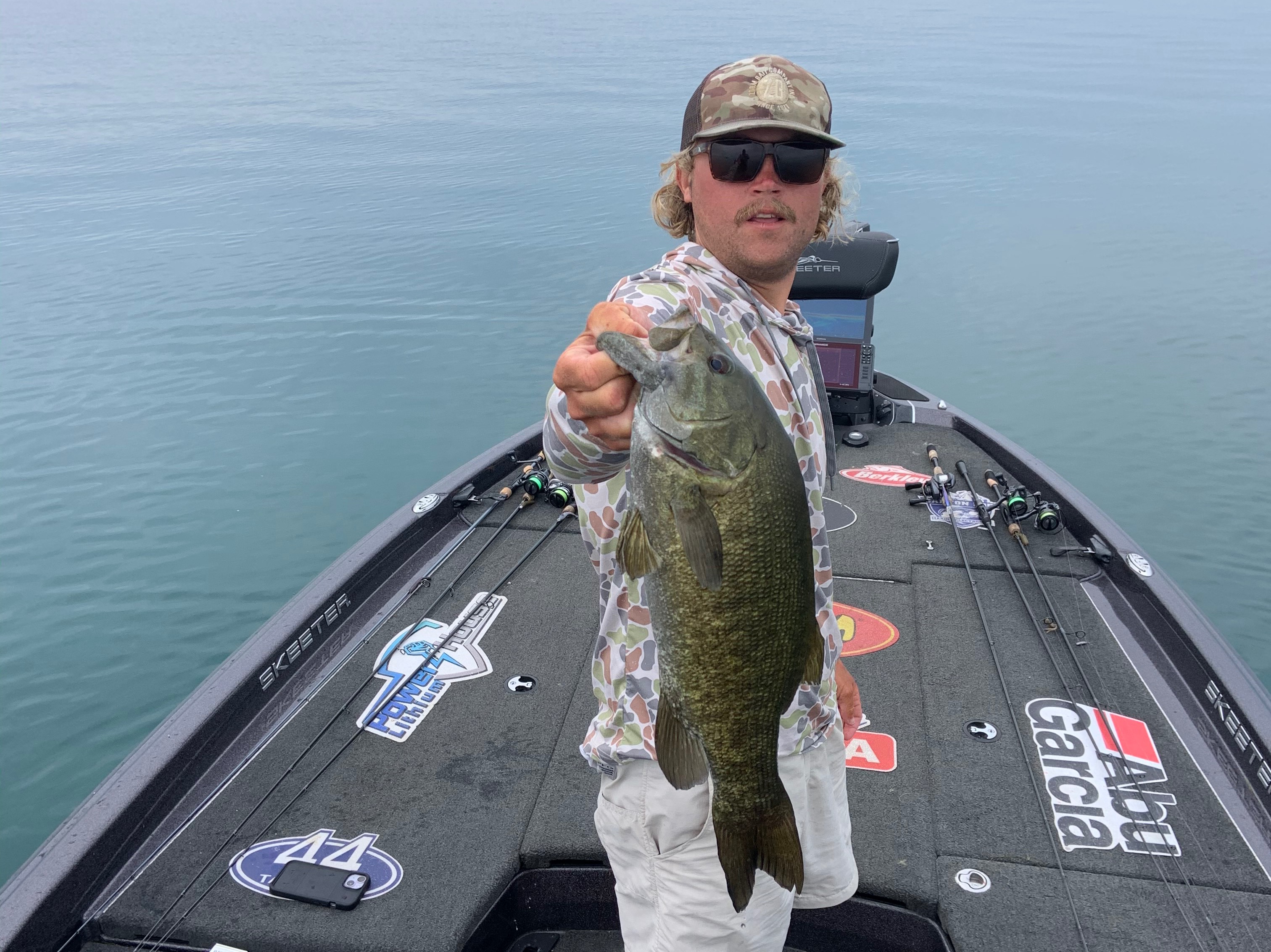 Tyler Campbell fishing report for Lake St. Clair in Michigan