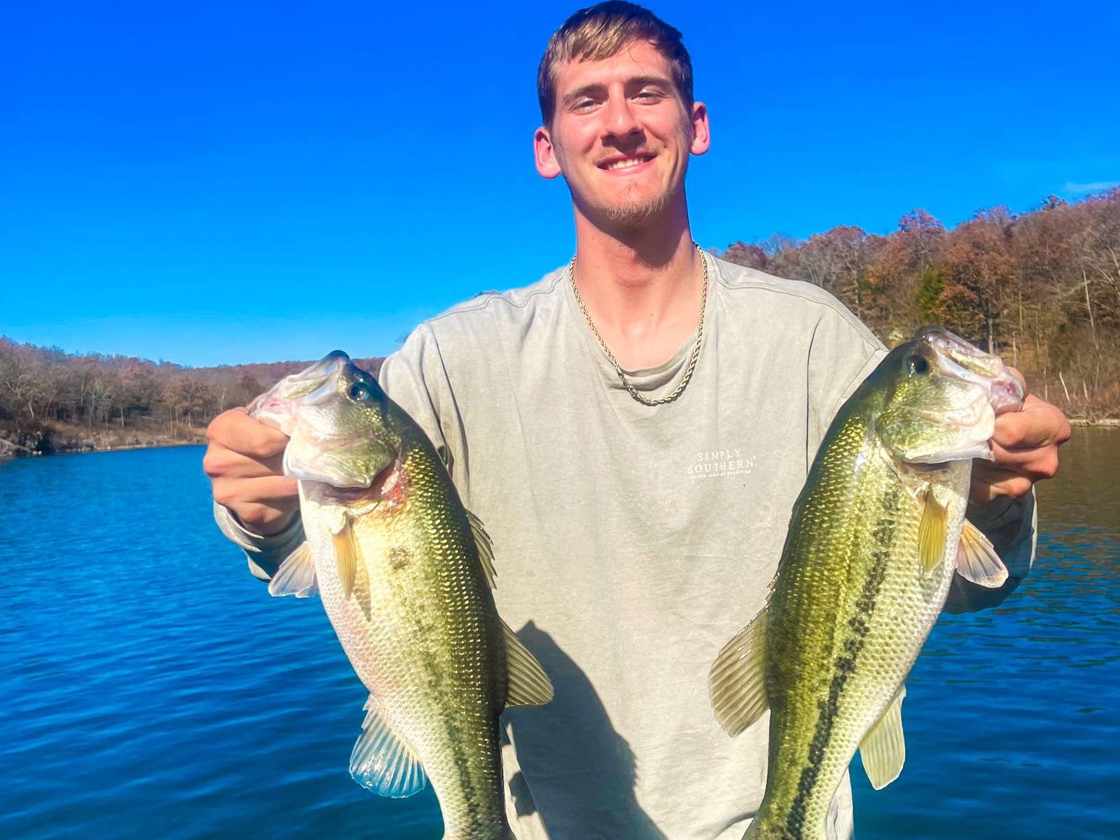 Gabriel Battles fishing report for Tenkiller in Oklahoma