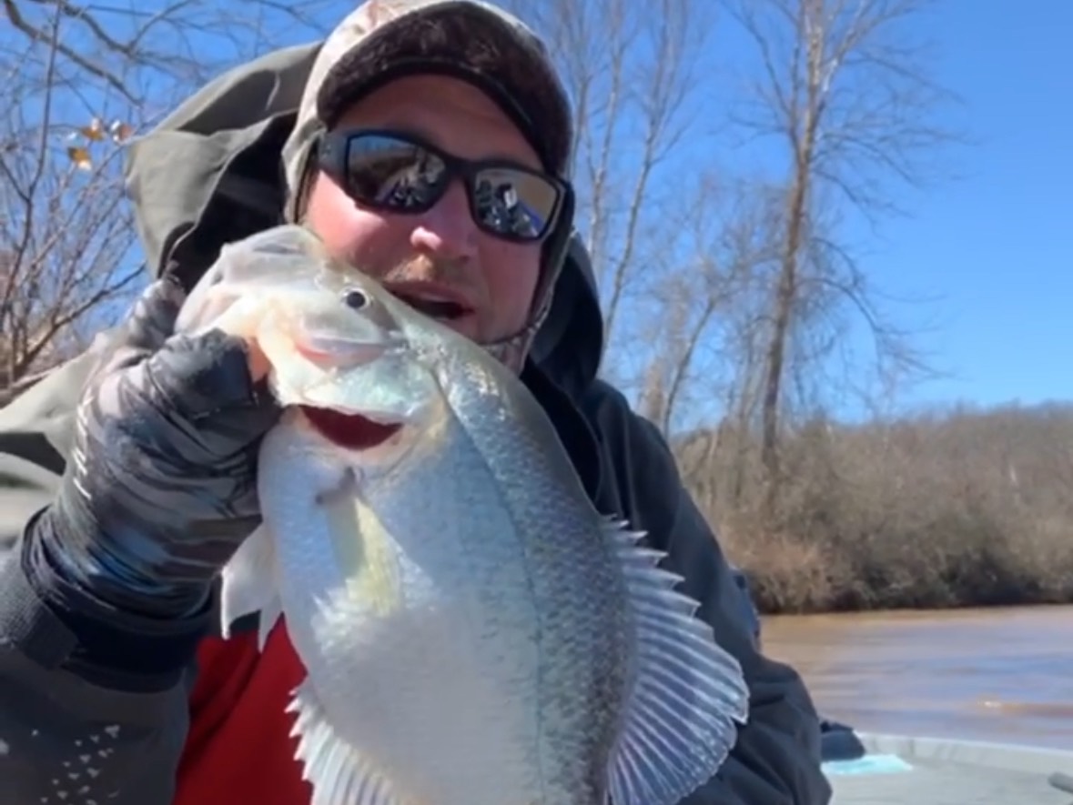 John Soukup fishing report for Heyburn Lake in Oklahoma