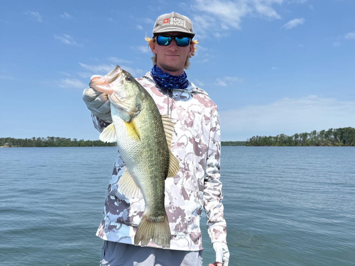 Brooks Anderson fishing report for Clarks Hill in South Carolina