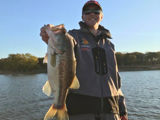 Tristan White fishing report for Lake Texoma in Texas