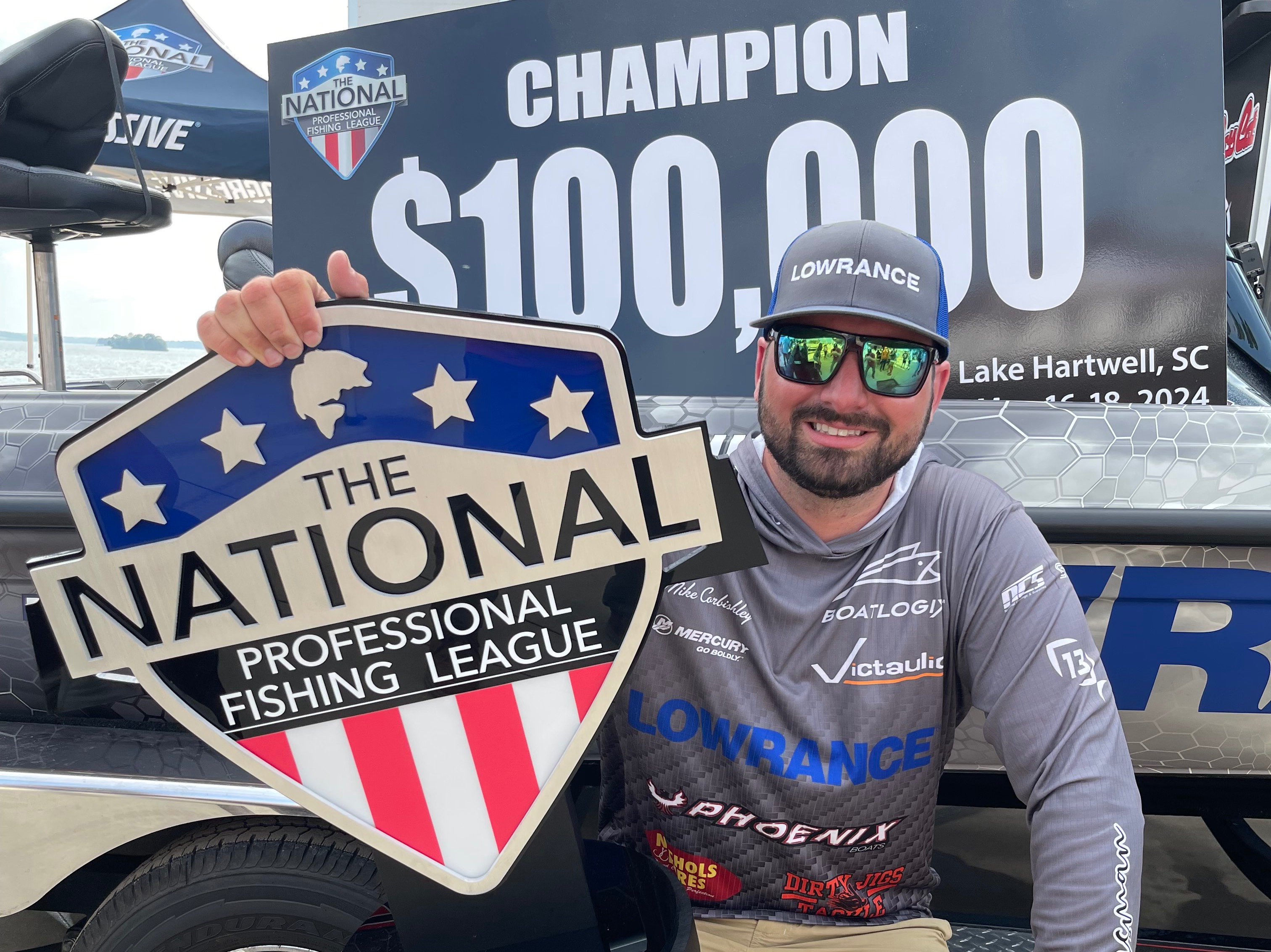 Mike Corbishley fishing report for Lake Hartwell in South Carolina