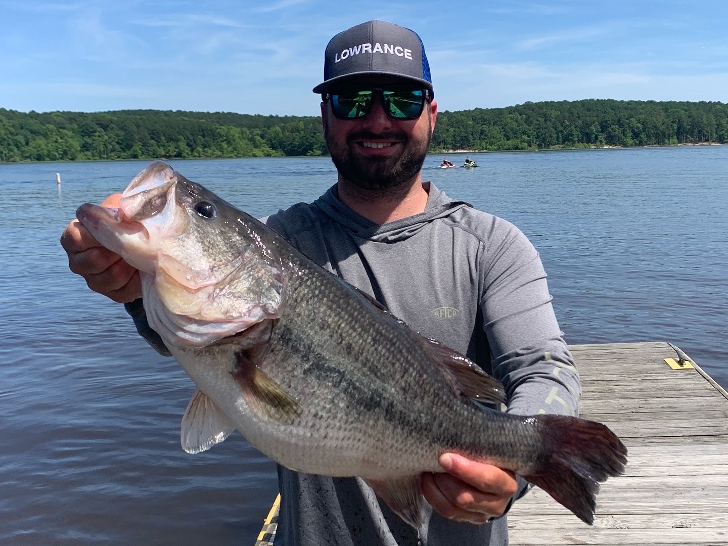 Mike Corbishley fishing report for Falls Lake in North Carolina