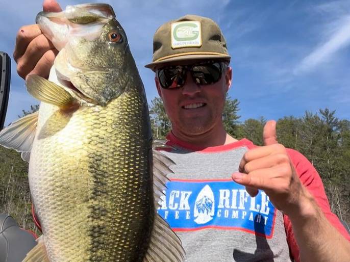 Jonathan Dietz fishing report for Chickamauga Lake in Tennessee