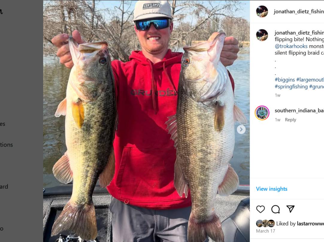 Jonathan Dietz fishing report for Santee Cooper Lakes in South Carolina