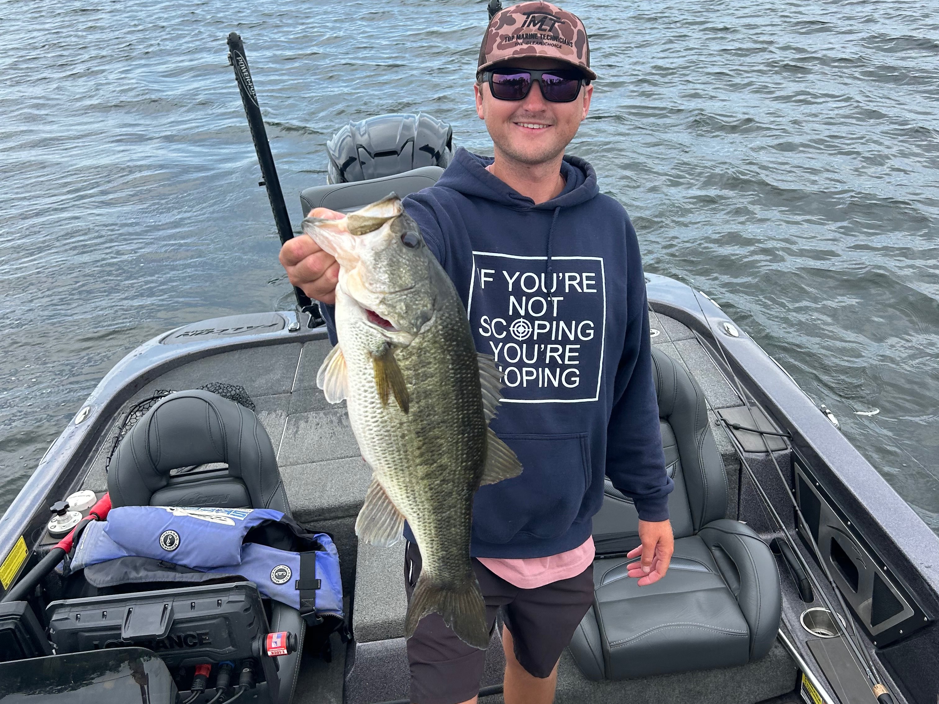 Tanner Hadden fishing report for Clarks Hill Lake in South Carolina