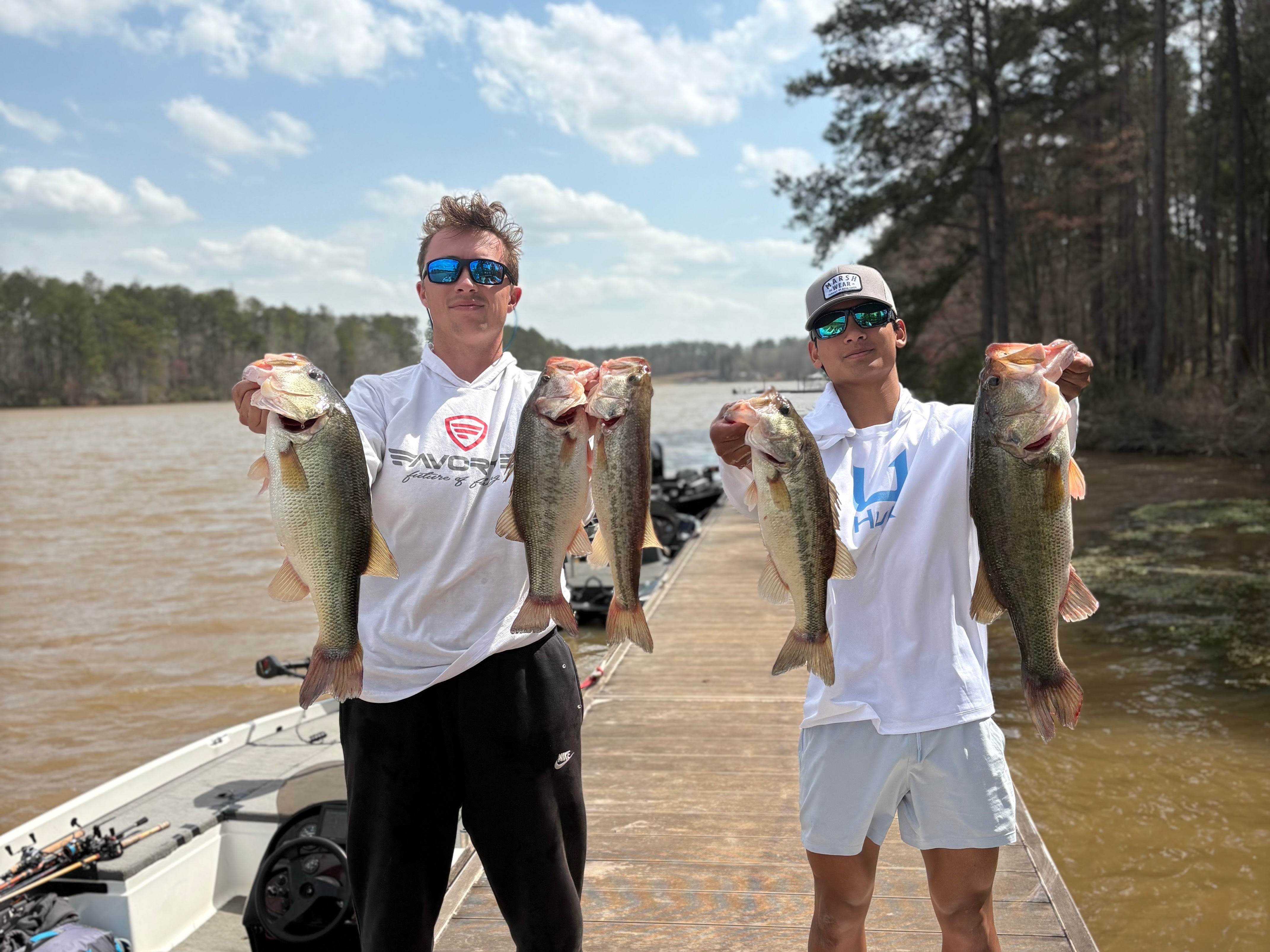 WESLEY Wilson fishing report for Lake Sinclair in Georgia