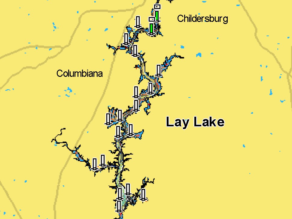 Jimmy Mason fishing report for Lay Lake in Alabama