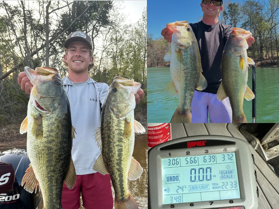 Jon Foster fishing report for Lake Hartwell in South Carolina