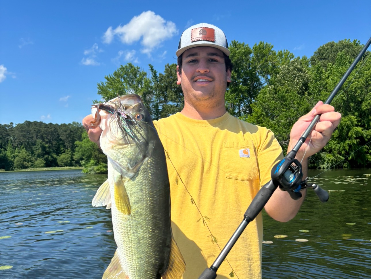 Cooper Lively fishing report for Guntersville Lake in Alabama