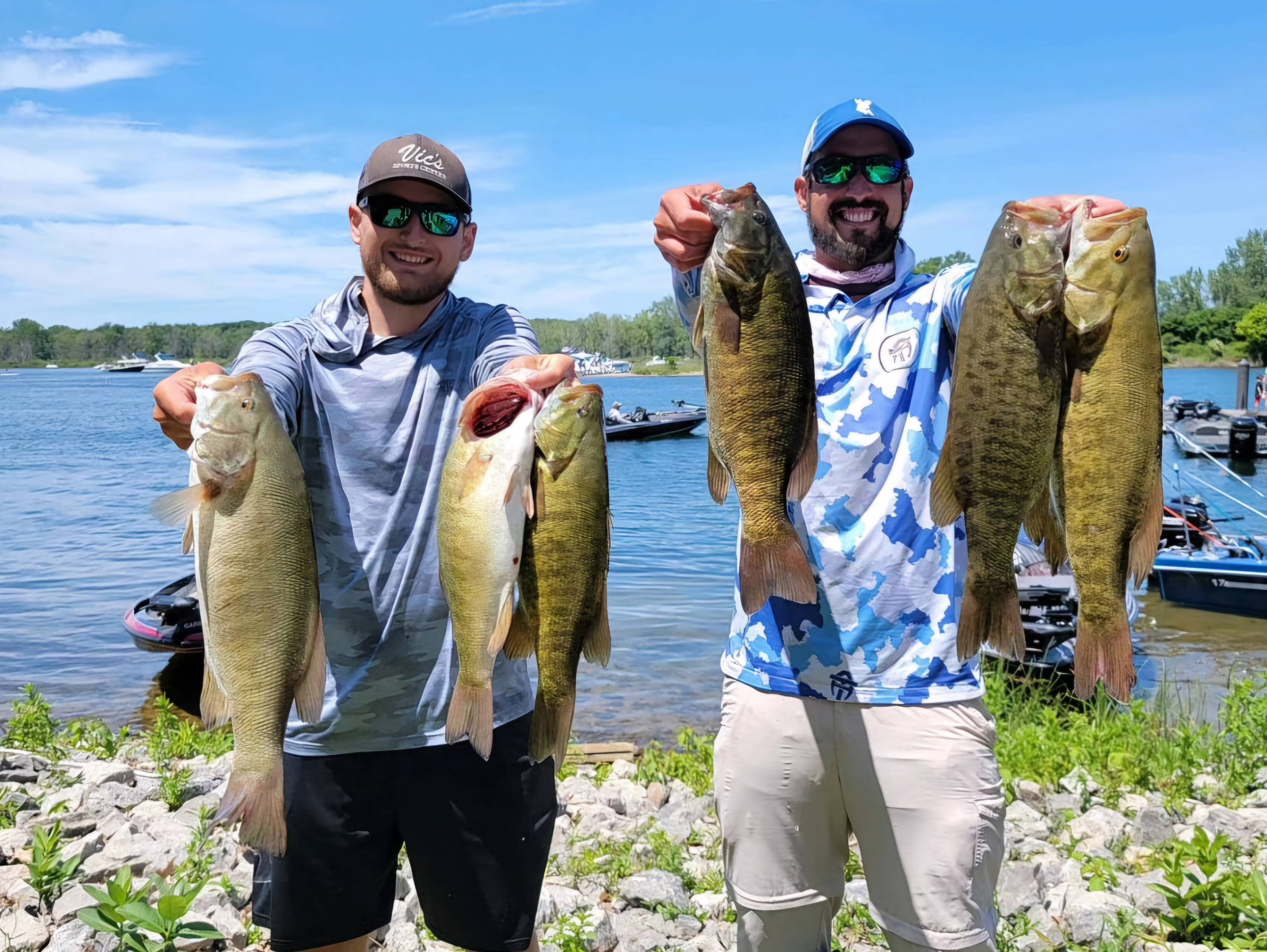 Destin DeMarion fishing report for Presque Isle Bay in Pennsylvania