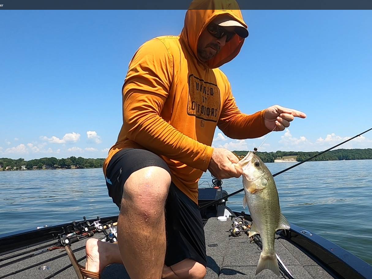 Tom Spence fishing report for Chickamauga Lake in Tennessee