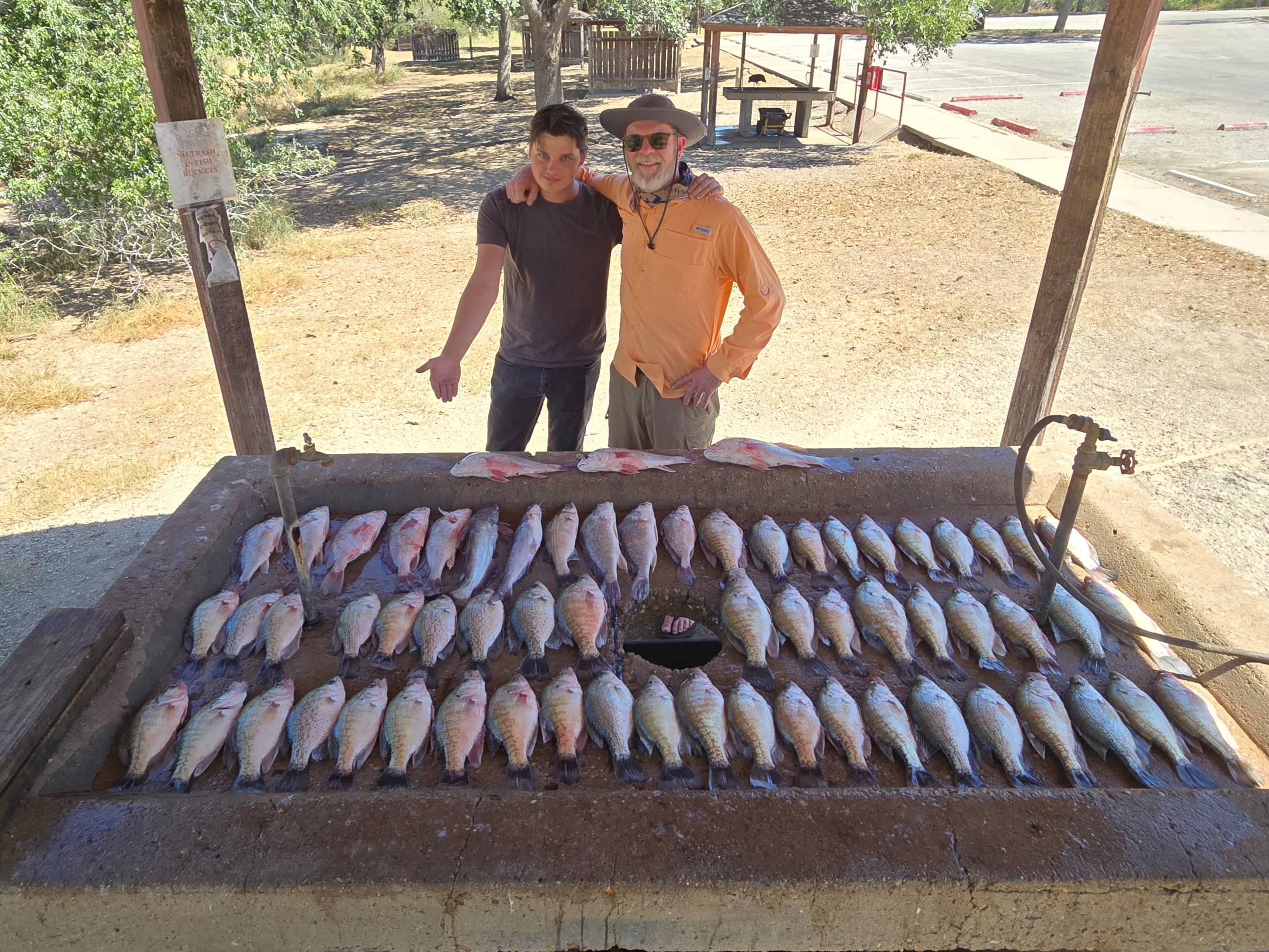 Clendon Taylor fishing report for Choke Canyon Reservoir in Texas
