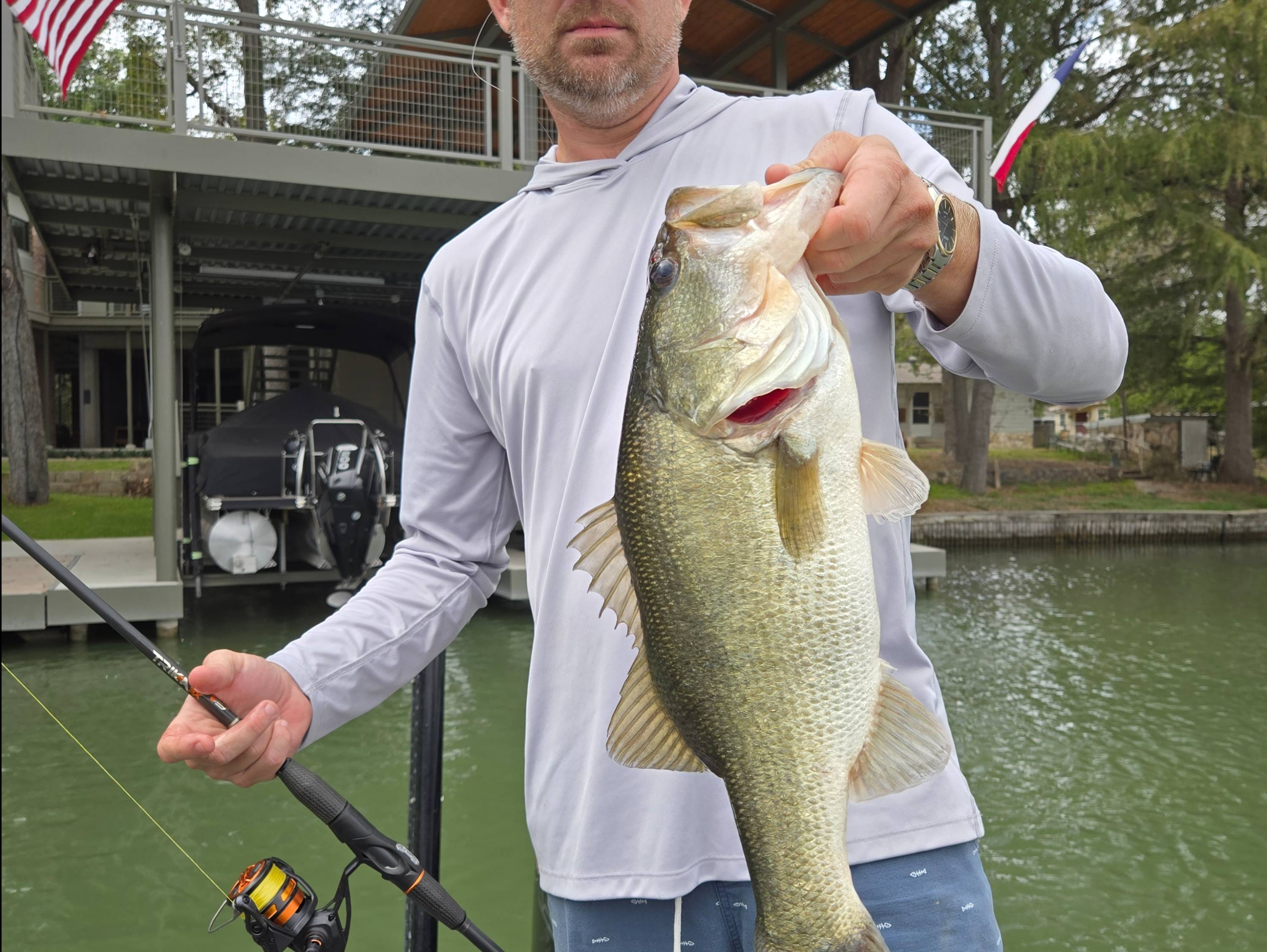 Clendon Taylor fishing report for Lake Dunlap in Texas