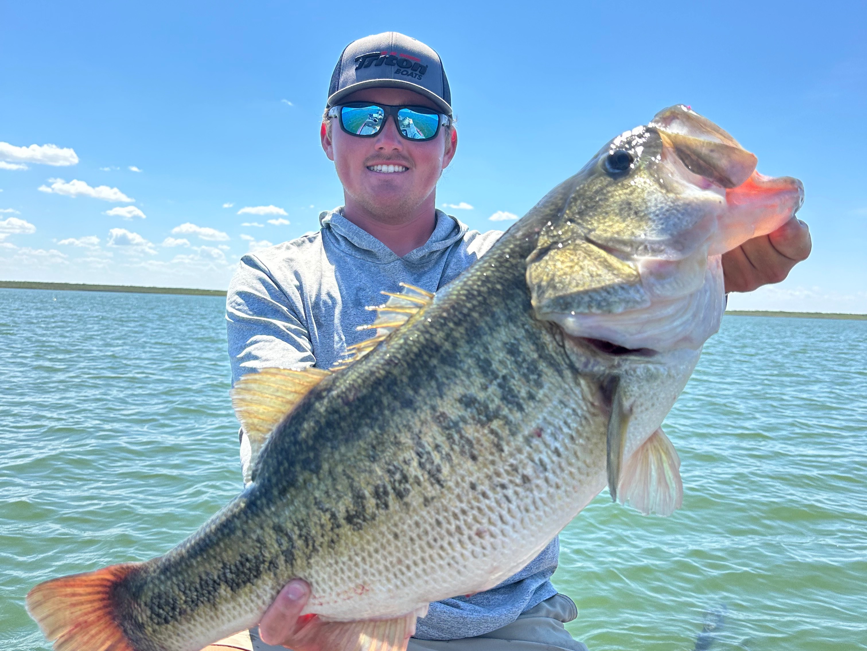 Austin Pemberton fishing report for O.H. Ivie Lake in Texas