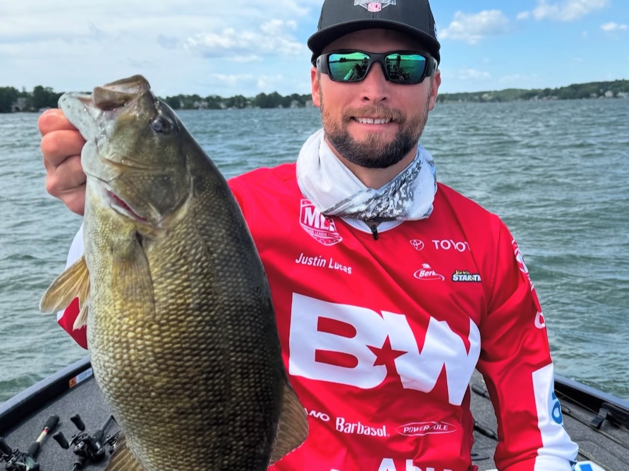 Justin Lucas fishing report for Smith Mountain Lake in Virginia