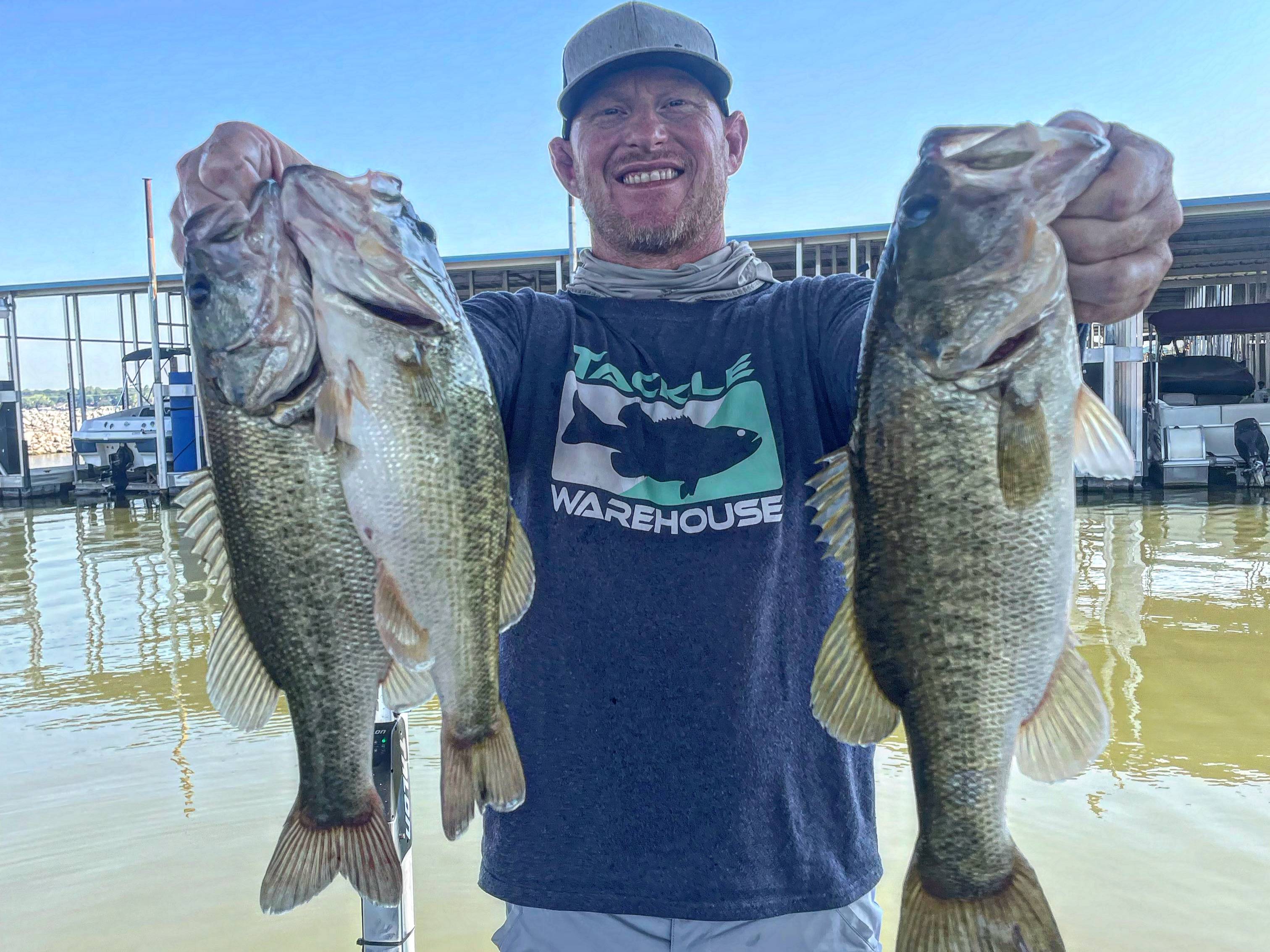 Andrew Davis fishing report for Eagle Mountain Lake in Texas