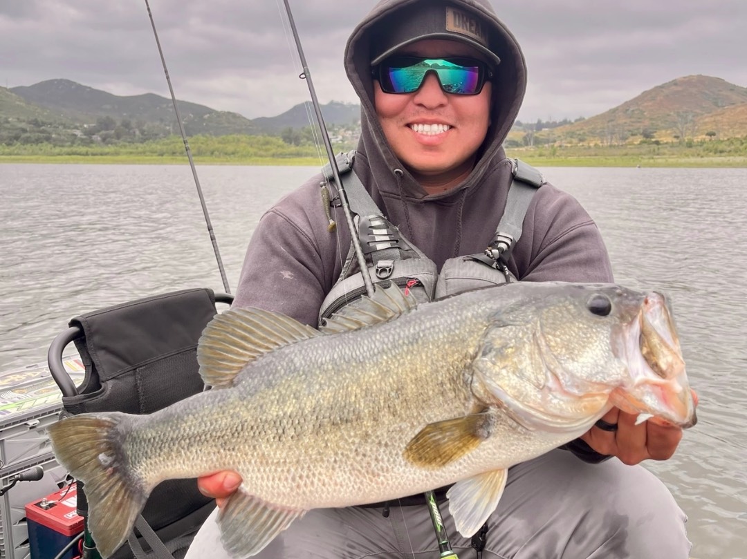 Anthony Garcia fishing report for Lake Hodges  in California