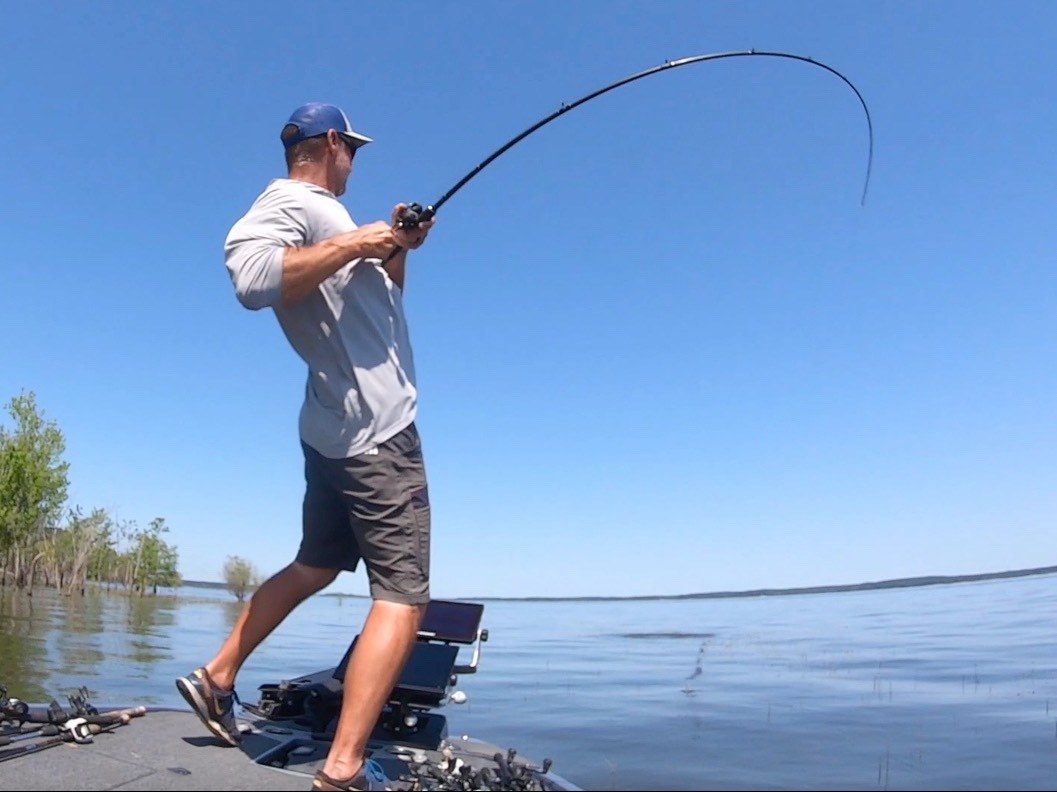Todd Castledine fishing report for Sam Rayburn Reservoir in Texas