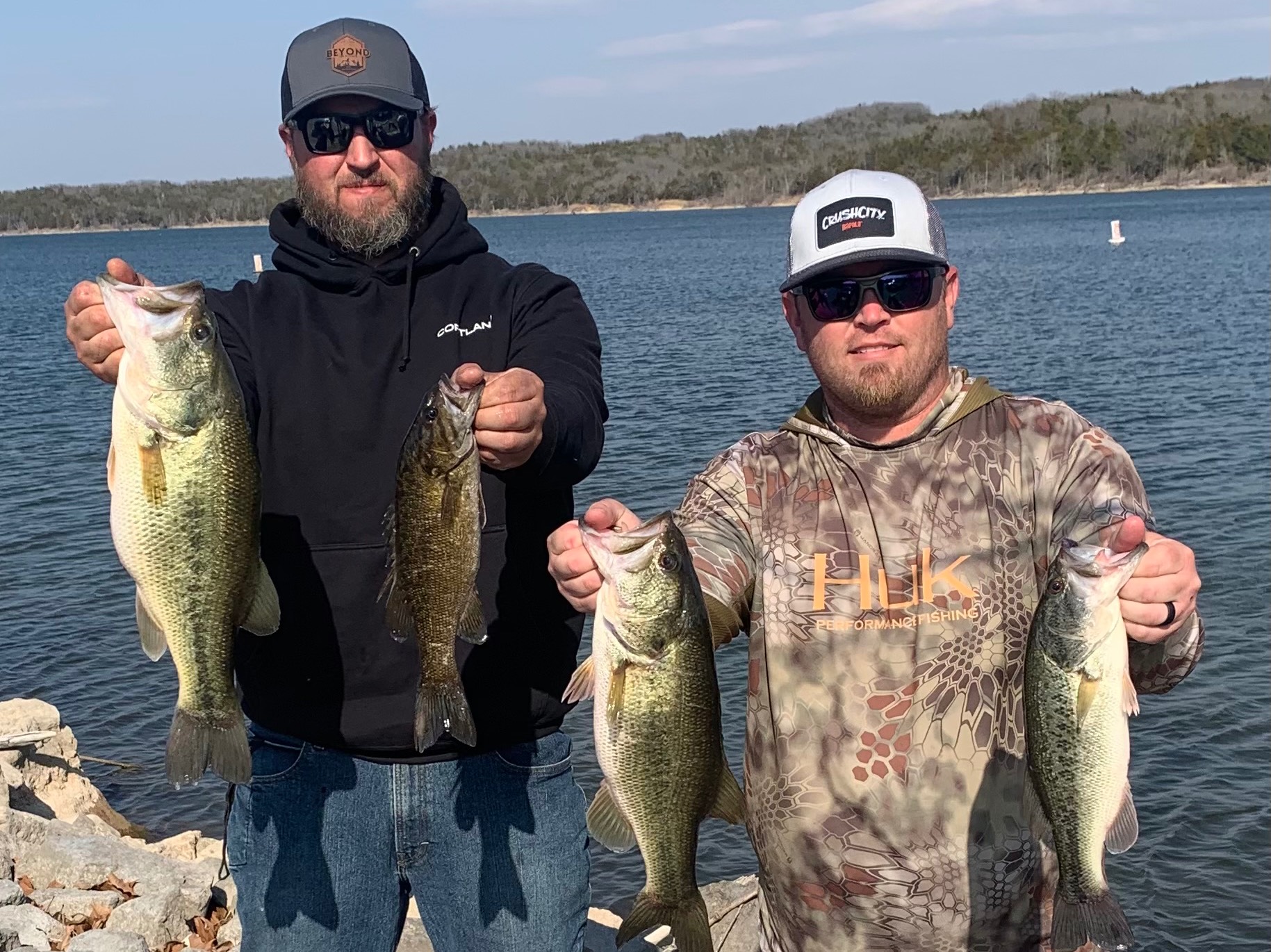 Kyle Brandstatt fishing report for Lake of the Arbuckles in Oklahoma