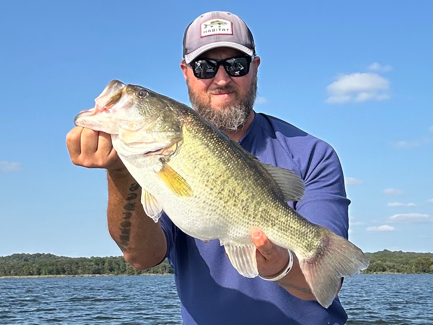 Kyle Brandstatt fishing report for Lake of the Arbuckles in Oklahoma