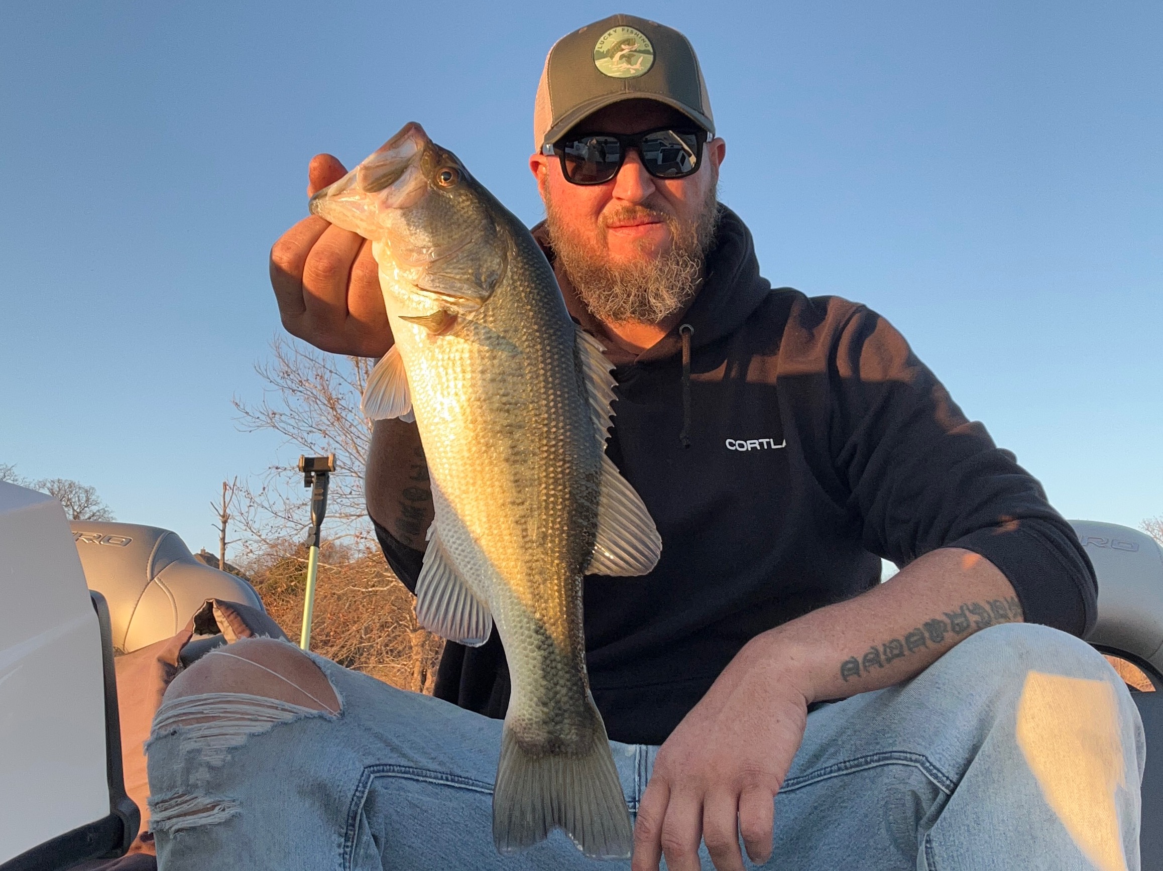 Kyle Brandstatt fishing report for Lake of the Arbuckles in Oklahoma