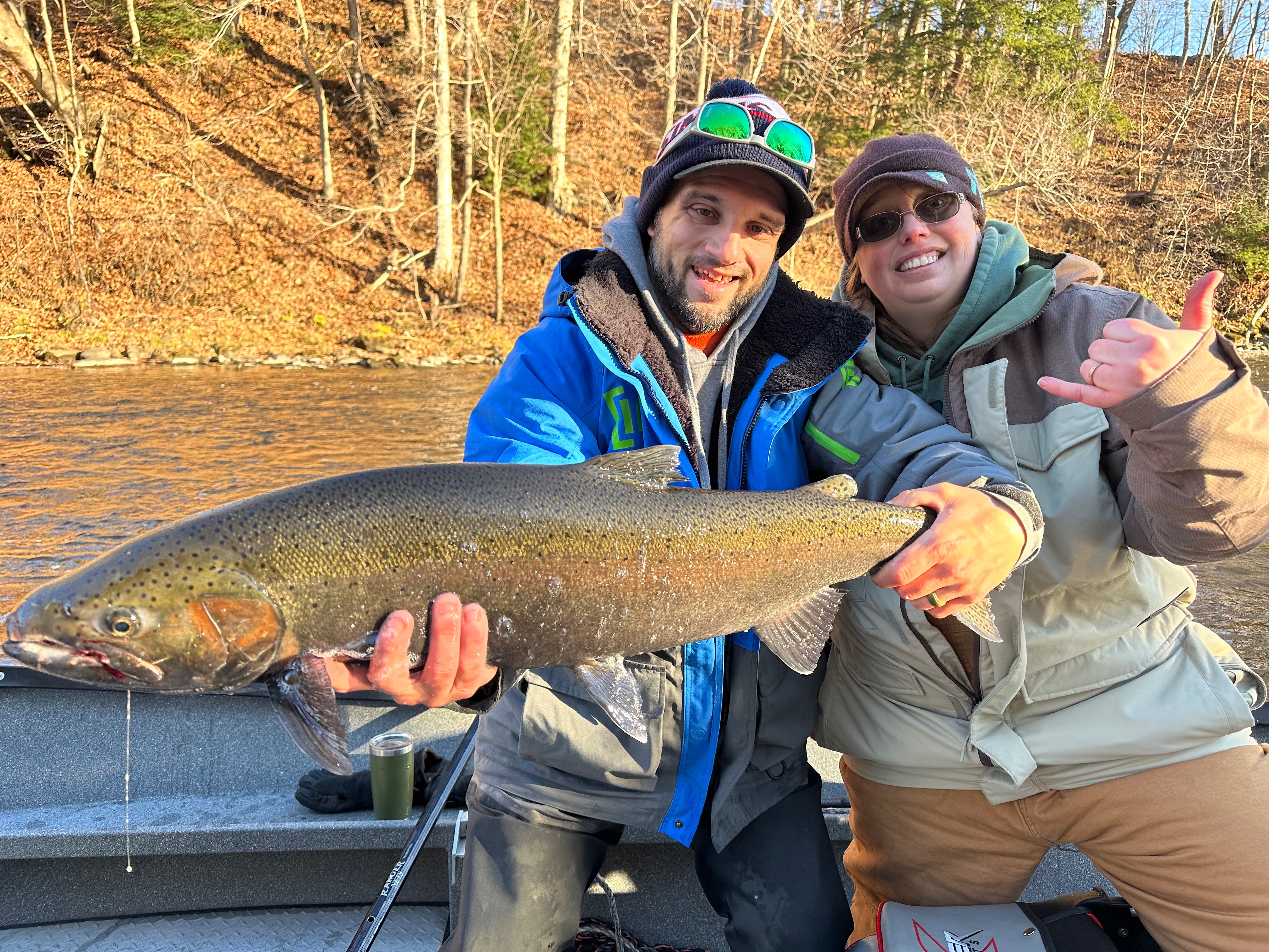 Will Watkins fishing report for Salmon River in New York