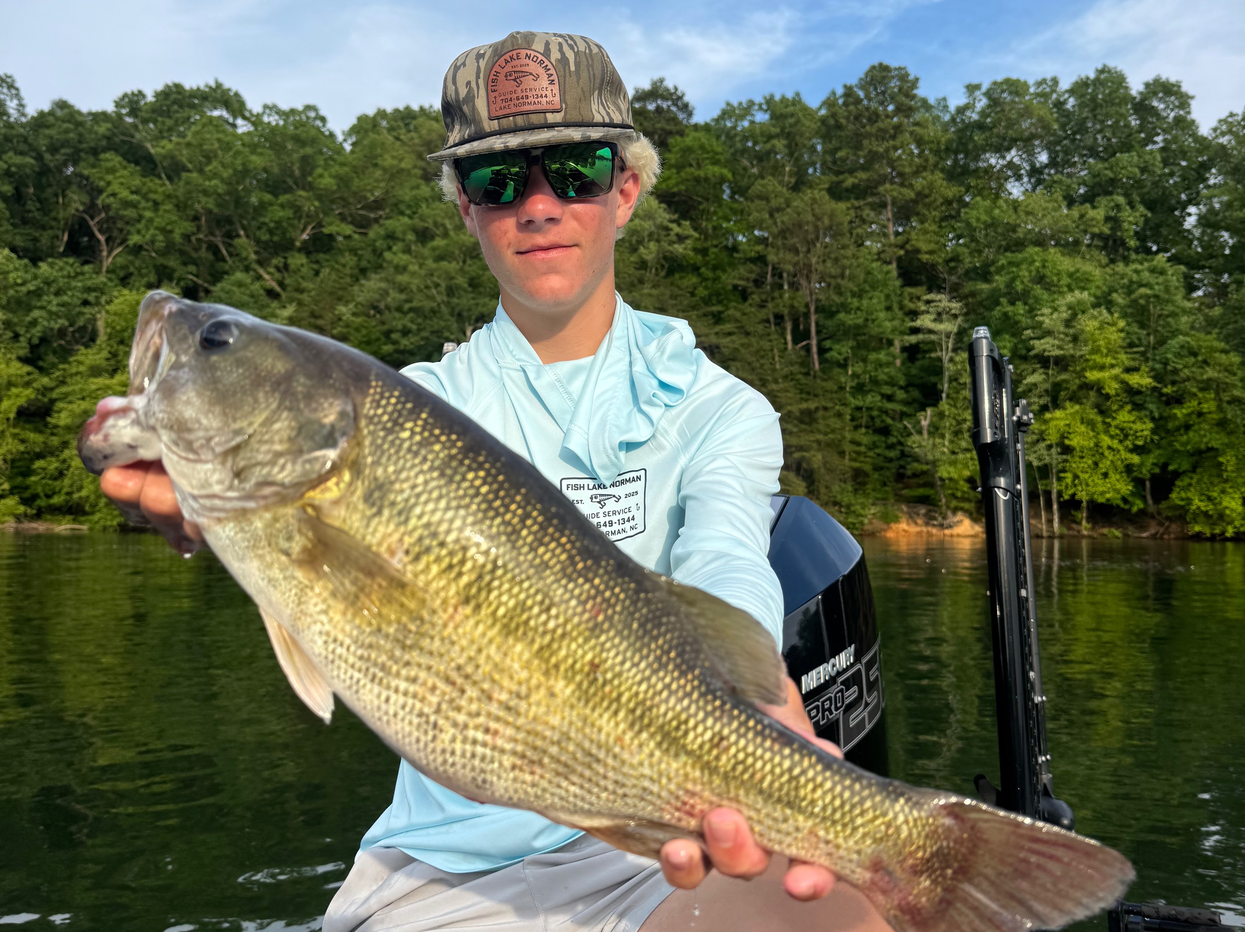 Larson Morgan fishing report for Lake Norman in North Carolina